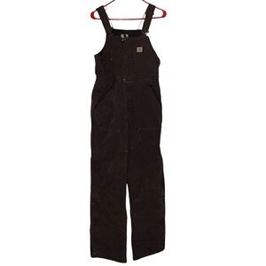 Carhartt Black Women's Bib Overalls